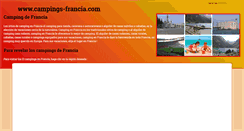Desktop Screenshot of campings-francia.com